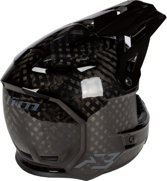 Casca Klim Moto Enduro F3 Carbon Helmet ECE Ghost