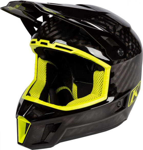 Casca Moto Enduro Klim F3 Carbon Helmet ECE Hi-Vis