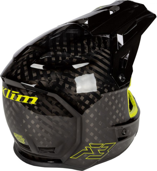Casca Moto Enduro Klim F3 Carbon Helmet ECE Hi-Vis