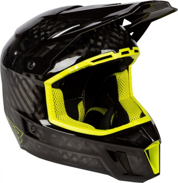 Casca Moto Enduro Klim F3 Carbon Helmet ECE Hi-Vis