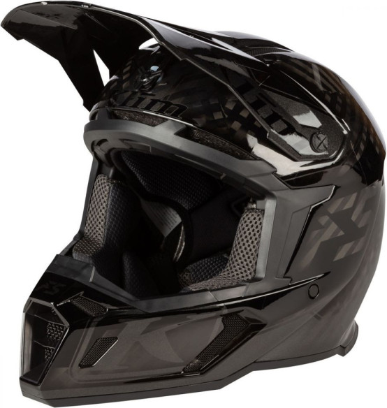 Casca Moto Enduro F5 Helmet ECE Shred Black Asphalt
