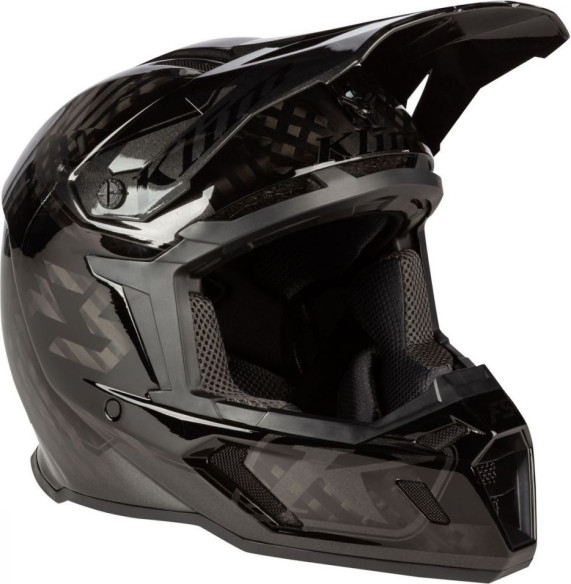 Casca Moto Enduro F5 Helmet ECE Shred Black Asphalt