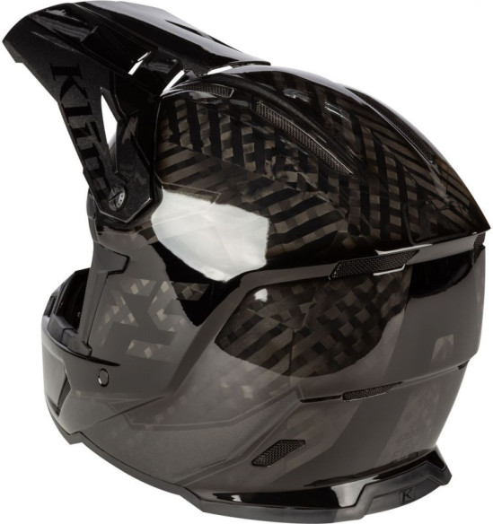 Casca Moto Enduro F5 Helmet ECE Shred Black Asphalt