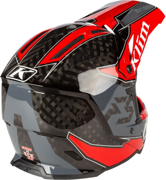 Casca Moto Enduro F5 Helmet ECE Shred High Risk Red