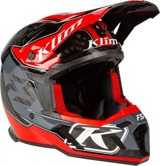 Casca Moto Enduro F5 Helmet ECE Shred High Risk Red