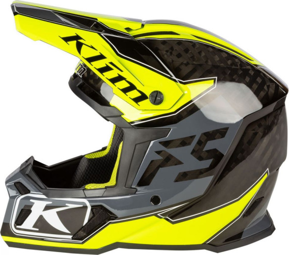 Casca Moto Enduro F5 Helmet ECE Shred Hi-Vis