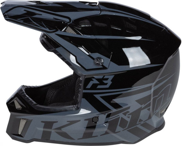 Casca Moto Enduro Klim F3 Helmet ECE Stark Black