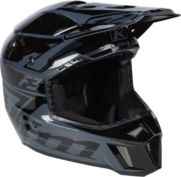 Casca Moto Enduro Klim F3 Helmet ECE Stark Black
