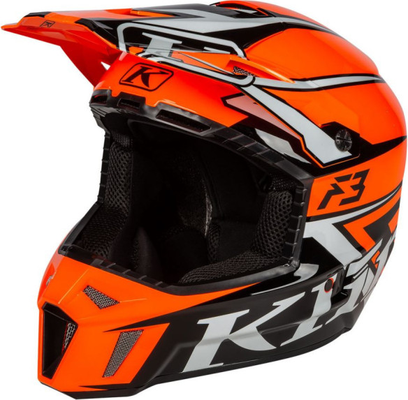 Casca Moto Enduro F3 Helmet ECE Stark Strike Orange