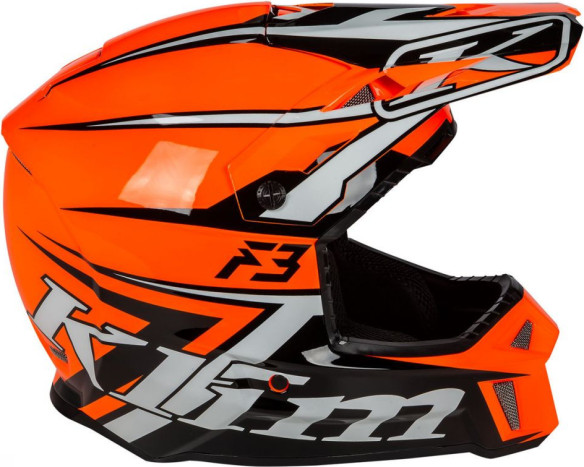 Casca Moto Enduro F3 Helmet ECE Stark Strike Orange