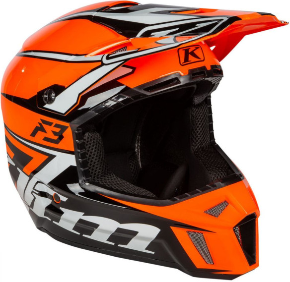 Casca Moto Enduro F3 Helmet ECE Stark Strike Orange