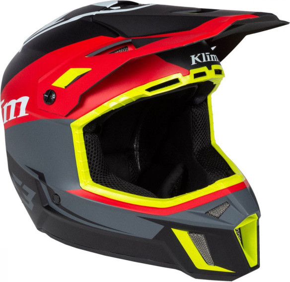 Casca Moto Enduro F3 Helmet ECE Tectonic High Risk Red