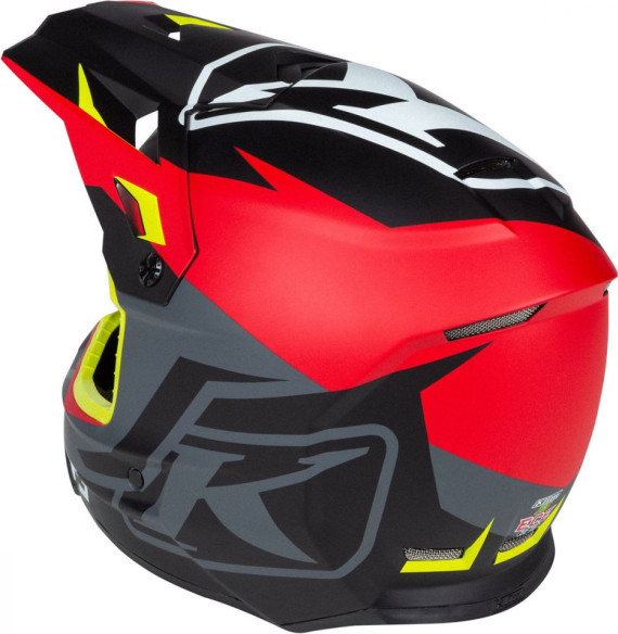 Casca Moto Enduro F3 Helmet ECE Tectonic High Risk Red