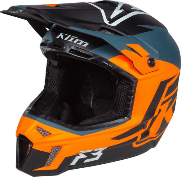 Casca Moto Enduro F3 Helmet ECE Tectonic Strike Orange
