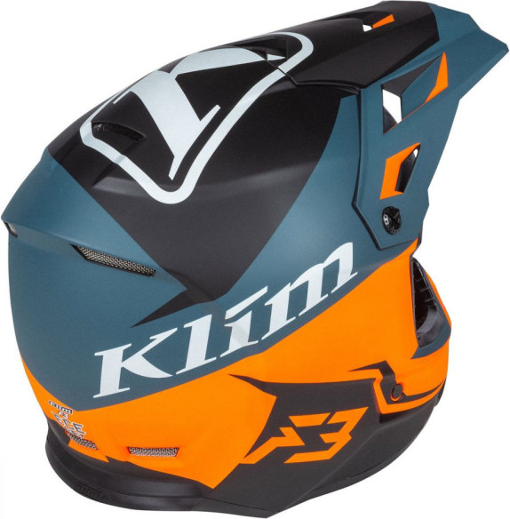 Casca Moto Enduro F3 Helmet ECE Tectonic Strike Orange