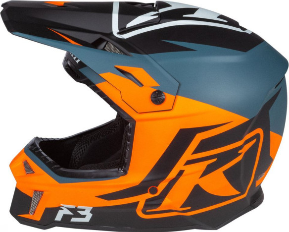 Casca Moto Enduro F3 Helmet ECE Tectonic Strike Orange