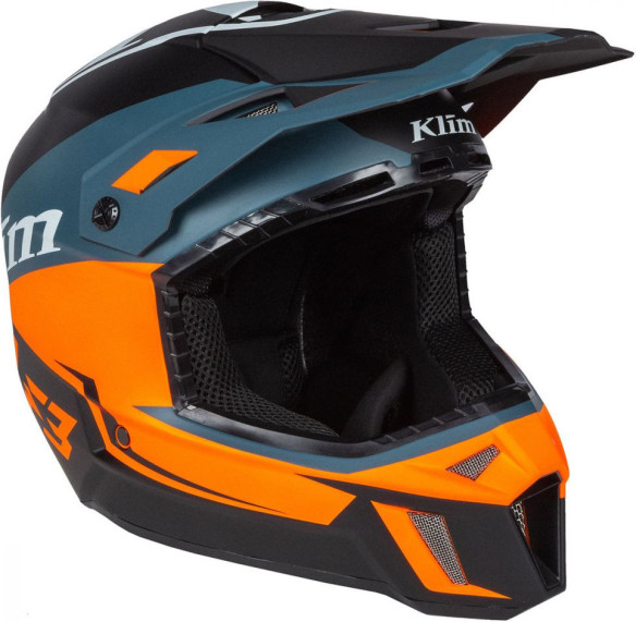 Casca Moto Enduro F3 Helmet ECE Tectonic Strike Orange