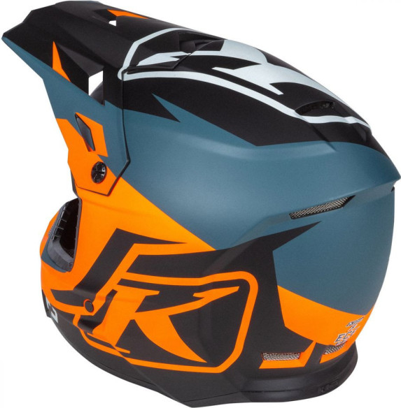Casca Moto Enduro F3 Helmet ECE Tectonic Strike Orange