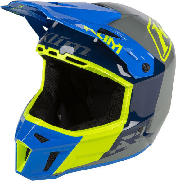 Casca Moto Enduro F3 ECE/DOT Prizm Kinetik Blue