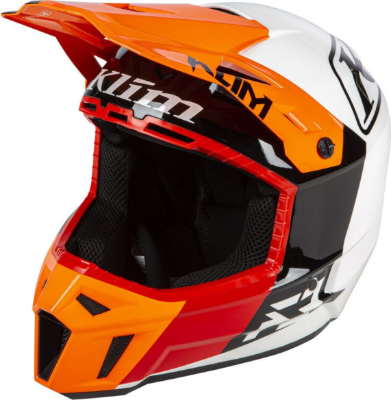 Casca Moto Enduro F3 ECE/DOT Prizm Orange Krush