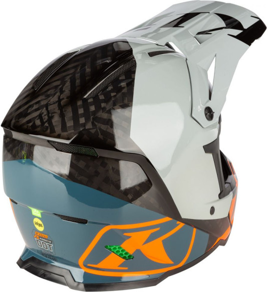 Casca Moto Enduro F5 Koroyd ECE/DOT Ascent Striking Petrol