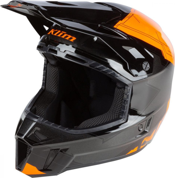 Casca Snowmobil F3 ECE Verge Strike Orange