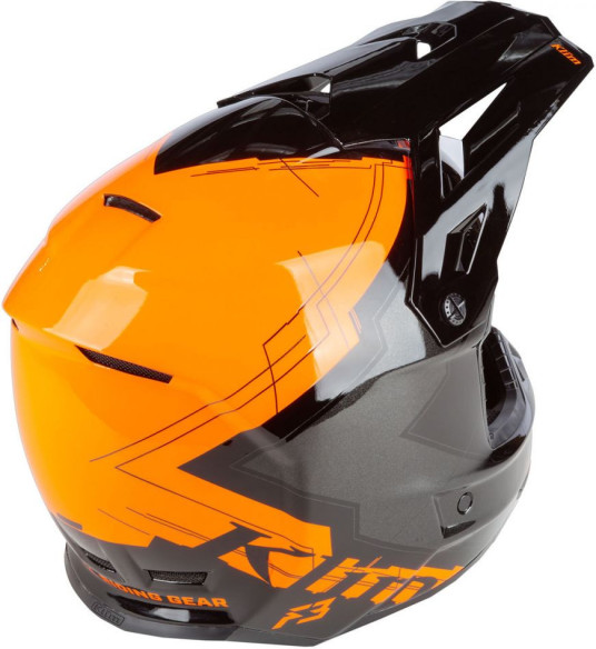 Casca Snowmobil F3 ECE Verge Strike Orange