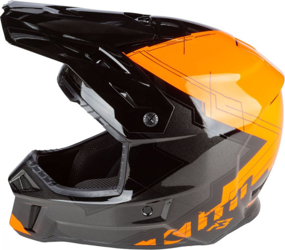 Casca Snowmobil F3 ECE Verge Strike Orange