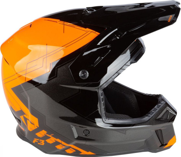 Casca Snowmobil F3 ECE Verge Strike Orange