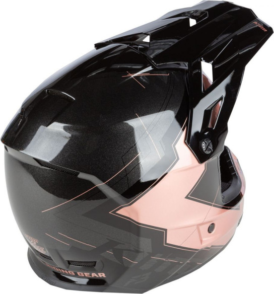 Casca Snowmobil F3 ECE Verge Rose Gold