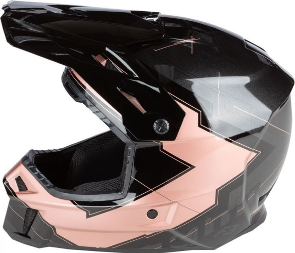 Casca Snowmobil F3 ECE Verge Rose Gold