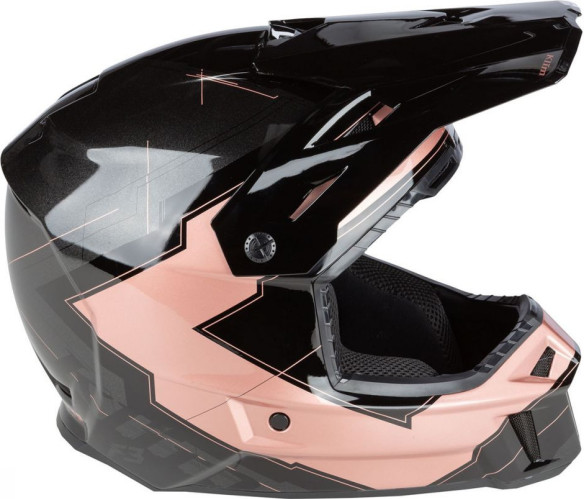 Casca Snowmobil F3 ECE Verge Rose Gold