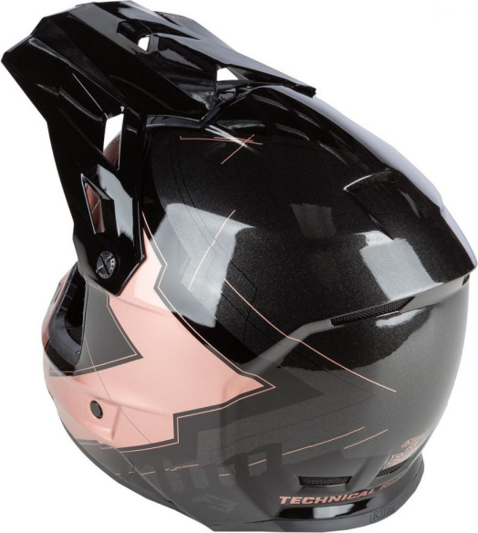 Casca Snowmobil F3 ECE Verge Rose Gold