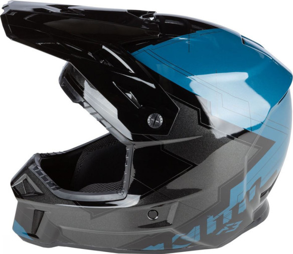 Casca Snowmobil F3 ECE Verge Petrol