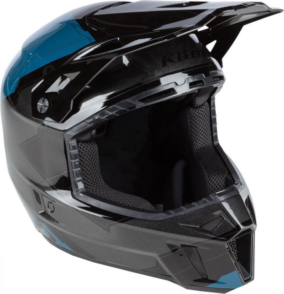 Casca Snowmobil F3 ECE Verge Petrol