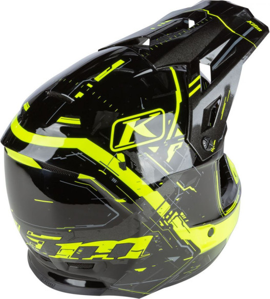 Casca Snowmobil F3 ECE Recoil Hi-Vis