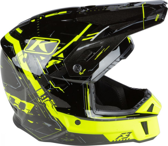 Casca Snowmobil F3 ECE Recoil Hi-Vis