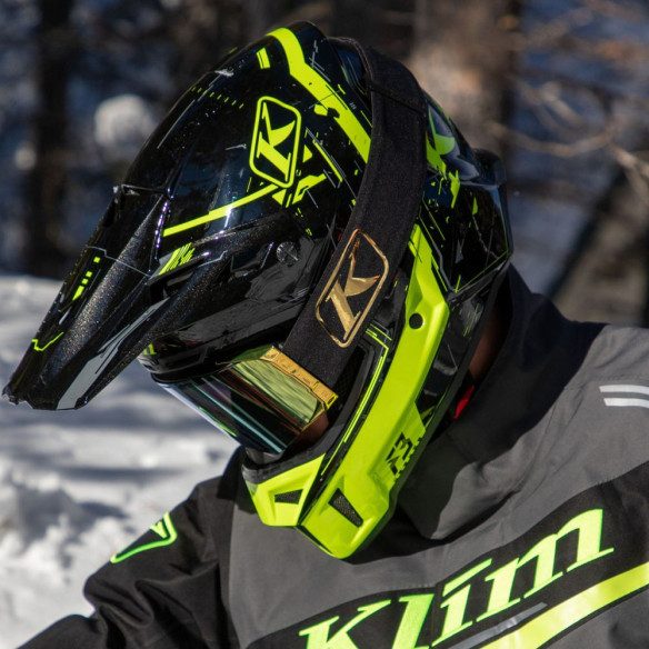 Casca Snowmobil F3 ECE Recoil Hi-Vis