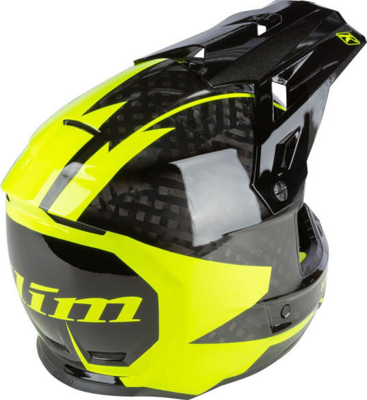 Casca Klim Snowmobil F3 Carbon ECE Ripper Hi-Vis