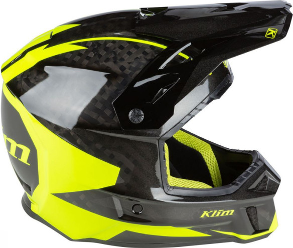 Casca Klim Snowmobil F3 Carbon ECE Ripper Hi-Vis