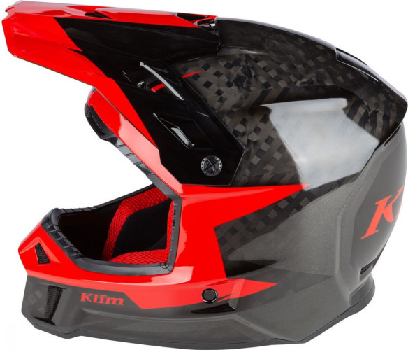Casca Snowmobil F3 Carbon ECE Ripper High Risk Red