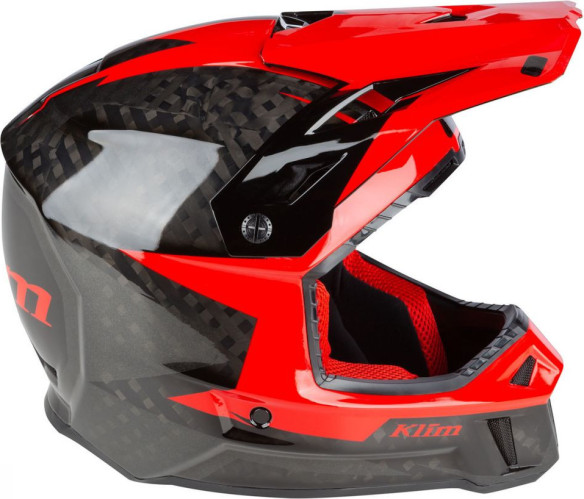 Casca Snowmobil F3 Carbon ECE Ripper High Risk Red