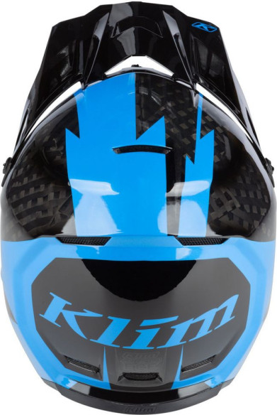Casca Snowmobil F3 Carbon ECE Ripper Electric Blue Lemonade