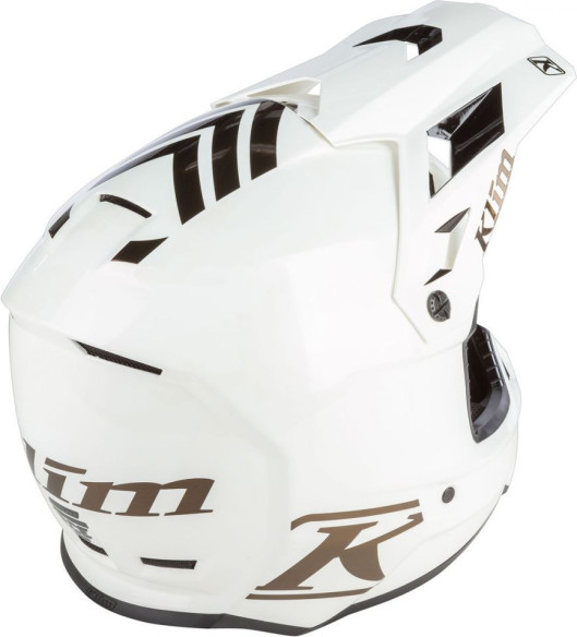 Casca Snowmobil F3 Carbon ECE Assault Camo White