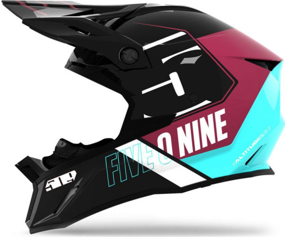 Casca Snowmobil Altitude 2.0 ECE Maroon Teal