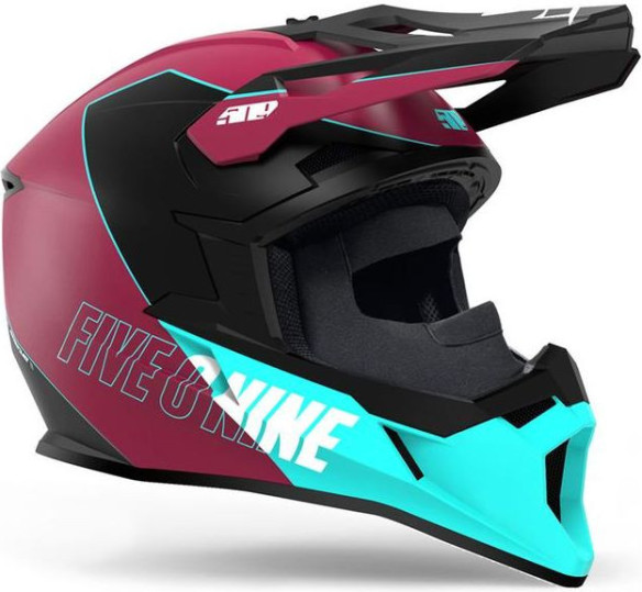 Casca Snowmobil Tactical 2.0 with Fidlock Teal Maroon Matt