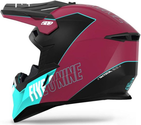 Casca Snowmobil Tactical 2.0 with Fidlock Teal Maroon Matt