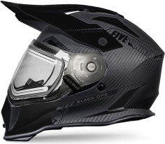 Casca Snowmobil Delta R3L Carbon Fiber Ignite ECE Black Ops