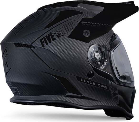 Casca Snowmobil Delta R3L Carbon Fiber Ignite ECE Black Ops