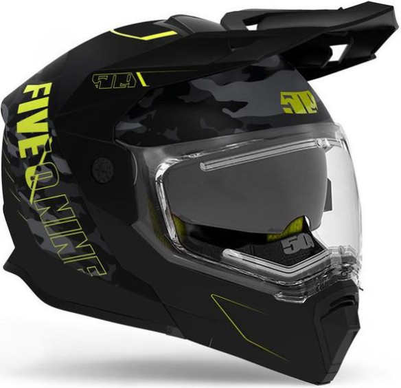 Casca Snowmobil Delta R4 Ignite Black Camo Matt